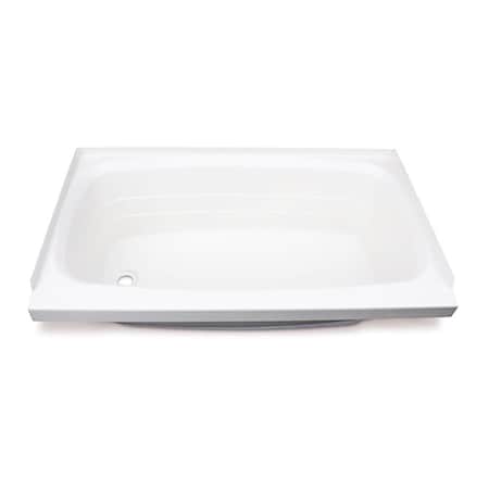 Lippert 24IN X 46IN BATHTUB; LEFT DRAIN - WHITE 209681